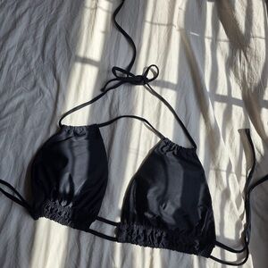 Black Triangle Bikini Top